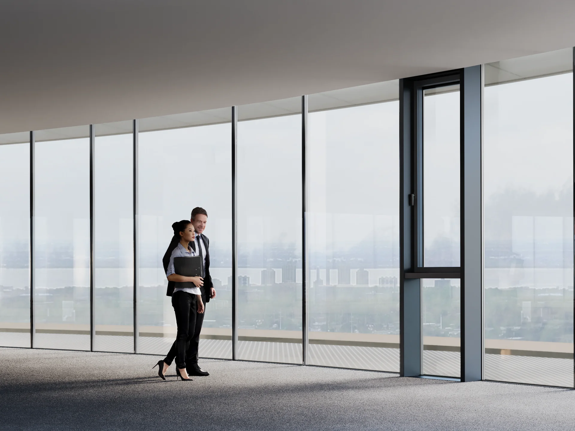 Comparison of IGU+ and stick-and-rail system comparison 2 after