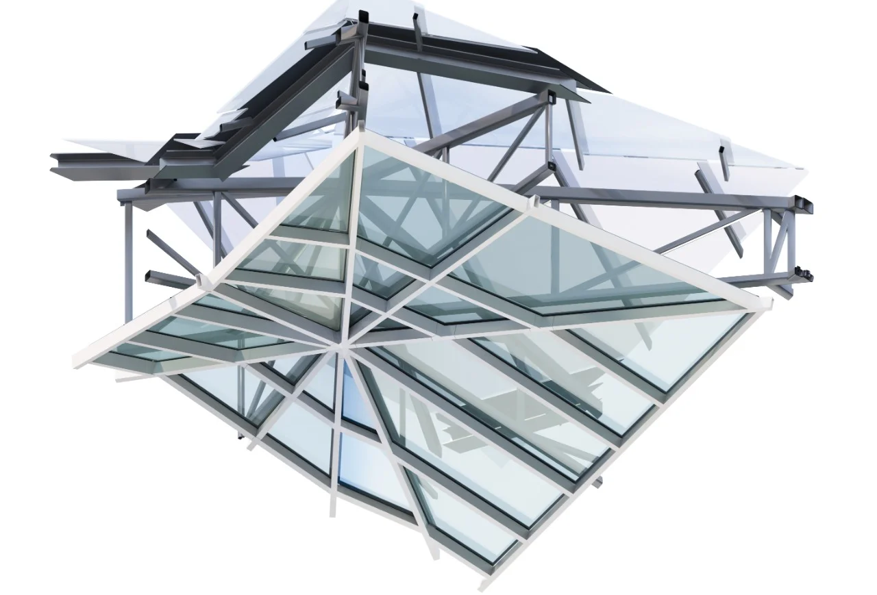 Aluminium skylight