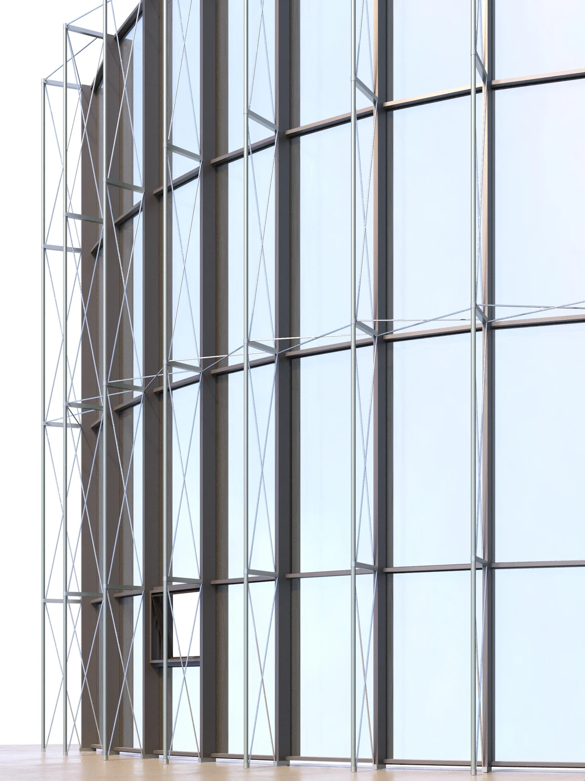 Curved curtainwall system - 3