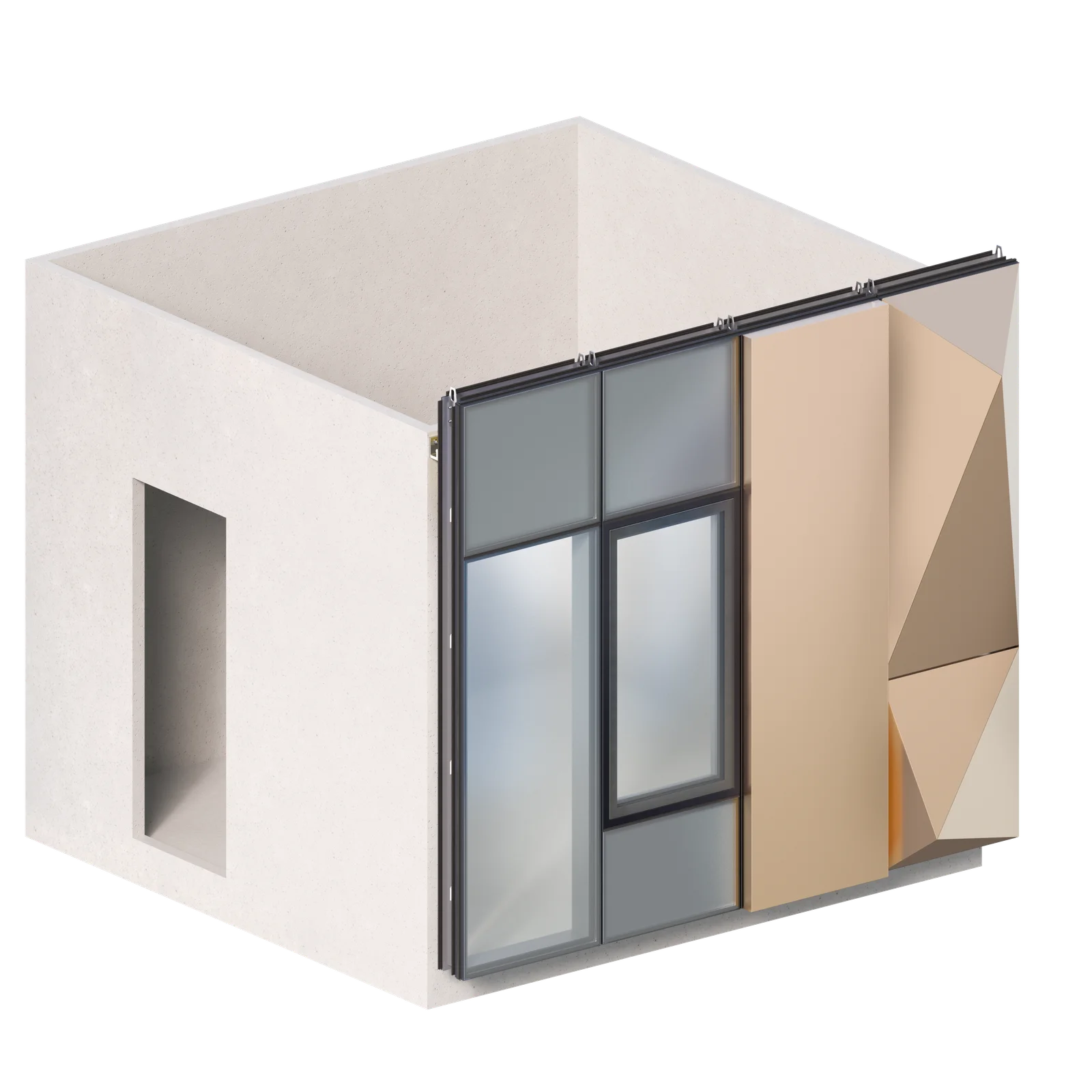 Unitised curtainwall system - 3